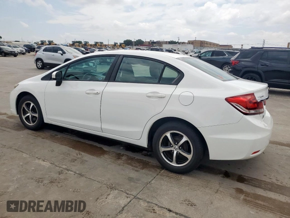 2015 Honda Civic SE z VIN 19XFB2F70FE248303, wystawiony jako Copart lot #59338575 z przebiegiem 134 370 mil mil oraz Szkoda całkowita • Salvage title. Historia ofert i sprzedaży dostępna na DreamBid. Obrazek 2.