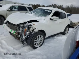 2015 Nissan Juke SL z VIN JN8AF5MVXFT553711, wystawiony jako Copart lot #89395215 z przebiegiem 184 531 mil mil oraz Szkody całkowita. Historia ofert i sprzedaży dostępna na DreamBid. Obrazek 1.