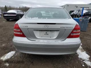 2004 Mercedes-Benz C 230 Kompressor with VIN WDBRF40J74F543823, listed as a Copart auction lot 49698565 with 114,644 mi miles and Salvage title. Bid and sale history available at DreamBid. Image 6.