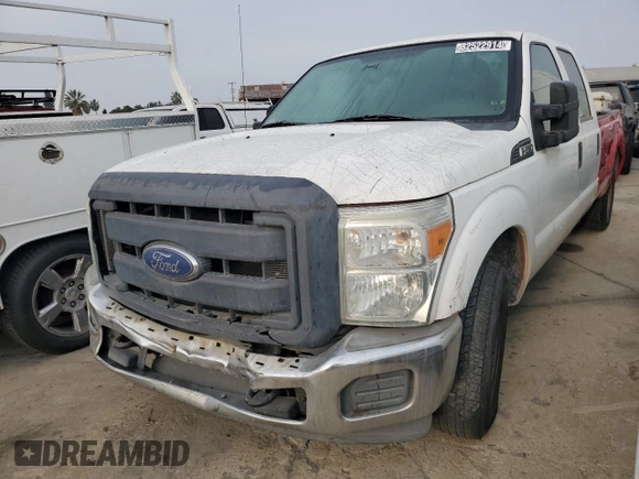 2014 Ford F-250 XL with VIN 1FT7W2A61EEA27374, listed as a Copart auction lot 82522914 with 154,438 mi miles and Clean title. Bid and sale history available at DreamBid. Image 1.