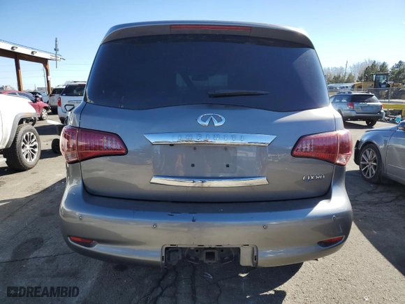 2014 Infiniti QX80 with VIN JN8AZ2NE0E9062824, listed as a Copart auction lot 47254975 with 144,974 mi miles and Salvage Title. Bid and sale history available at carsss.com. Image 6.