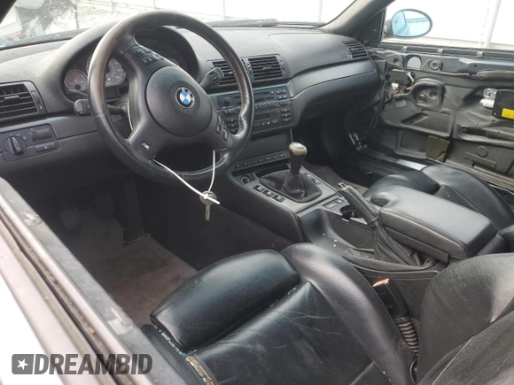 2002 BMW 3 Series M3 with VIN WBSBR93432EX23728, listed as a Copart auction lot 47310965 with 0 mi miles and Clean Title. Bid and sale history available at carsss.com. Image 8.