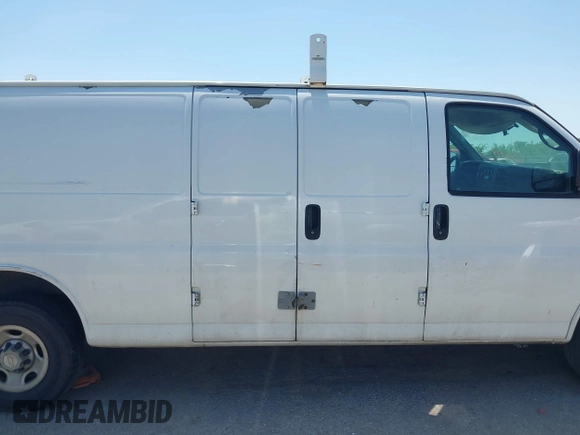 2011 Chevrolet Express Cargo Van with VIN 1GCZGUCGXB1114930, listed as a IAAI auction lot 42015104 with 364,789 mi miles. Bid and sale history available at carsss.com. Image 13.