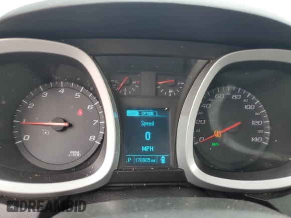 2017 Chevrolet Equinox LS z VIN 2GNALBEK1H1579847, wystawiony jako Copart lot #57175295 z przebiegiem 170 905 mil mil oraz Szkoda całkowita • Salvage title. Historia ofert i sprzedaży dostępna na DreamBid. Obrazek 9.