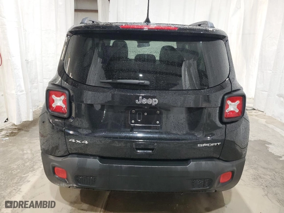 2018 Jeep Renegade Upland Edition with VIN ZACCJBAB1JPH29531, listed as a Copart auction lot 84016334 with 85,615 mi miles and Salvage Title. Bid and sale history available at carsss.com. Image 6.