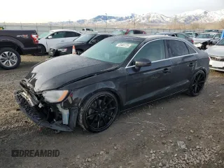 2015 Audi A3 2.0T Premium Plus with VIN WAUEFGFF1F1132936, listed as a Copart auction lot 45983725 with 101,743 mi miles and Salvage Title. Bid and sale history available at carsss.com. Image 1.