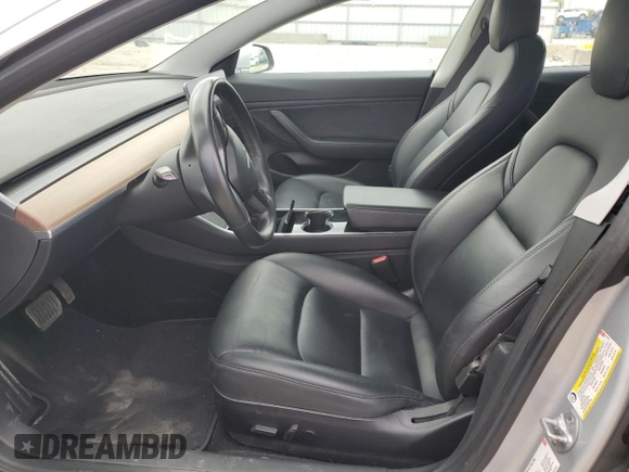 2018 Tesla Model 3 Long Range Battery with VIN 5YJ3E1EB5JF087606, listed as a Copart auction lot 52298485 with 73,242 mi miles and Salvage Title. Bid and sale history available at DreamBid. Image 7.