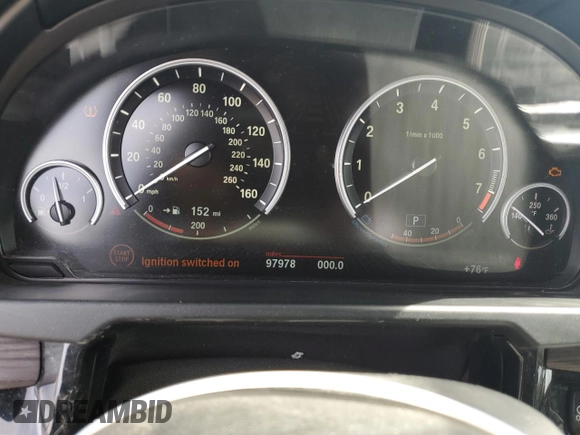 2016 BMW X5 xDrive50i with VIN 5UXKR6C50G0J80761, listed as a Copart auction lot 48823235 with 97,978 mi miles and Salvage Title. Bid and sale history available at carsss.com. Image 9.