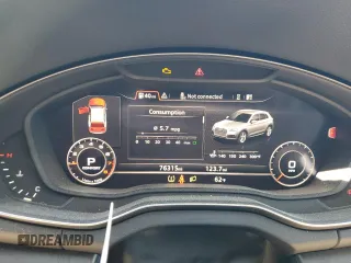 2018 Audi Q5 Prestige with VIN WA1CNAFY6J2031321, listed as a Copart auction lot 87086044 with 76,315 mi miles and Non repairable. Bid and sale history available at DreamBid. Image 9.