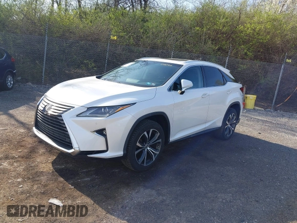 2017 Lexus RX with VIN JTJBZMCA3H2020914, listed as a IAAI auction lot 41940635 with 88,529 mi miles. Bid and sale history available at carsss.com. Image 2.