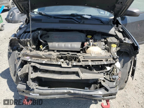 2018 Jeep Compass Trailhawk with VIN 3C4NJDDBXJT484835, listed as a Copart auction lot 61542415 with 59,389 mi miles and Salvage title. Bid and sale history available at DreamBid. Image 12.