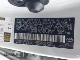 2017 Toyota Prius Plus with VIN JTDKARFP5H3004876, listed as a IAAI auction lot 41972573 with 148,670 mi miles and . Bid and sale history available at DreamBid. Image 9.