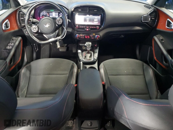 2021 Kia Soul Turbo with VIN KNDJ53AF0M7741062, listed as a Copart auction lot 53095145 with 58,367 mi miles and Clean Title. Bid and sale history available at DreamBid. Image 8.
