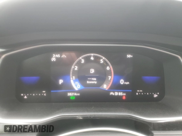 2023 Volkswagen Jetta Sport with VIN 3VWBM7BU8PM047576, listed as a Copart auction lot 57464945 with 38,214 mi miles and Salvage title. Bid and sale history available at DreamBid. Image 9.