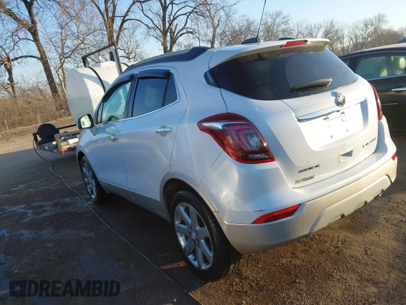 2017 Buick Encore Essence with VIN KL4CJCSB0HB059182, listed as a IAAI auction lot 41738135 with 110,887 mi miles and . Bid and sale history available at carsss.com. Image 3.