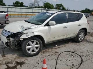 2007 Nissan Murano SL with VIN JN8AZ08W97W629528, listed as a Copart auction lot 59721065 with 256,660 mi miles and Salvage title. Bid and sale history available at DreamBid. Image 1.