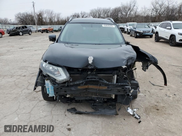 2017 Nissan Rogue SV with VIN 5N1AT2MN4HC738063, listed as a Copart auction lot 43850265 with 133,039 mi miles and Salvage Title. Bid and sale history available at carsss.com. Image 5.