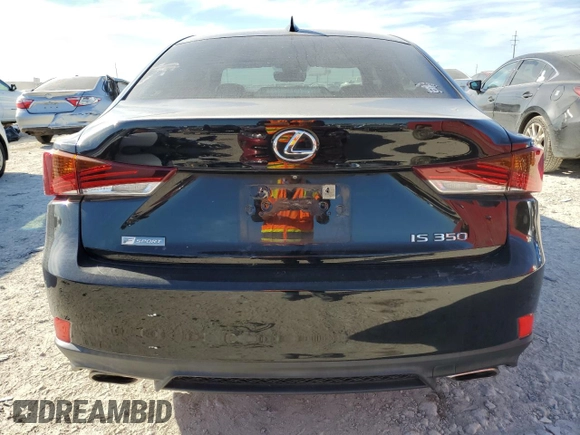 2018 Lexus IS 350 with VIN JTHBZ1D22J5033505, listed as a Copart auction lot 81180994 with 30,467 mi miles and Salvage title. Bid and sale history available at DreamBid. Image 6.
