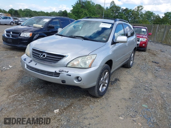 2007 Lexus RX 400h with VIN JTJGW31U672001021, listed as a IAAI auction lot 42209431 with 245,653 mi miles and . Bid and sale history available at DreamBid. Image 2.