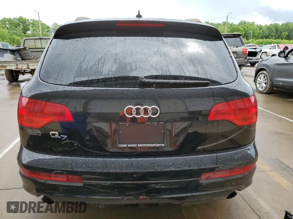 2007 Audi Q7 Premium Plus with VIN WA1EY74L77D050791, listed as a Copart auction lot 56683765 with 83,444 mi miles and Clean title. Bid and sale history available at DreamBid. Image 6.