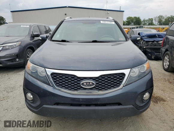 2013 Kia Sorento LX with VIN 5XYKTCA62DG344000, listed as a Copart auction lot 59814105 with 192,178 mi miles and Salvage title. Bid and sale history available at DreamBid. Image 5.