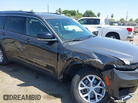 2021 Jeep Grand Cherokee Limited with VIN 1C4RJKBG1M8213315, listed as a IAAI auction lot 42582784 with 43,375 mi miles and . Bid and sale history available at DreamBid. Image 6.