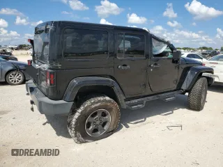 2018 Jeep Wrangler JK Unlimited Sahara with VIN 1C4BJWEG8JL858721, listed as a Copart auction lot 71556954 with 0 mi miles and Salvage Title. Bid and sale history available at carsss.com. Image 3.