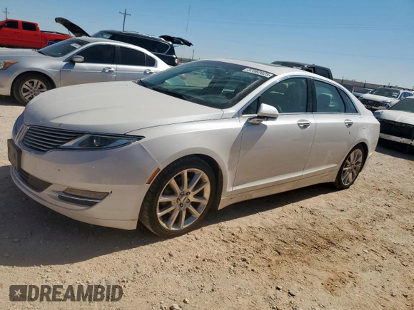 2015 Lincoln MKZ with VIN 3LN6L2G96FR619658, listed as a Copart auction lot 57562025 with 157,391 mi miles and Salvage title. Bid and sale history available at DreamBid. Image 1.