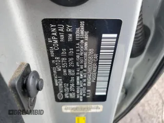 2013 Hyundai Equus Signature with VIN KMHGH4JH8DU058788, listed as a Copart auction lot 46627145 with 80,753 mi miles and Salvage Title. Bid and sale history available at DreamBid. Image 12.