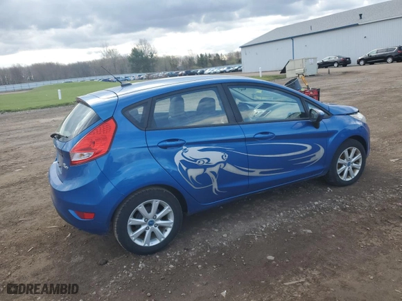 2011 Ford Fiesta SE with VIN 3FADP4EJ6BM228323, listed as a Copart auction lot 53001145 with 174,776 mi miles and Salvage Title. Bid and sale history available at carsss.com. Image 3.