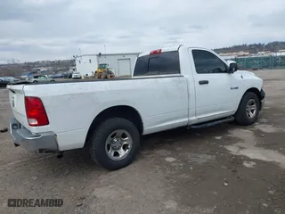 2010 Dodge Ram 1500 ST with VIN 3D7JB1EK6AG191425, listed as a IAAI auction lot 41900080 with 190,919 mi miles. Bid and sale history available at carsss.com. Image 4.