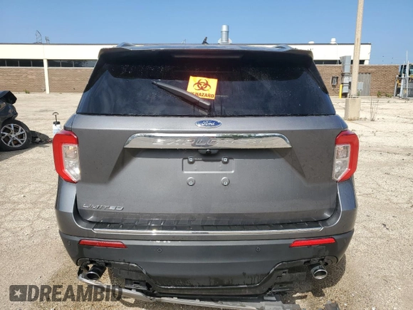 2024 Ford Explorer Limited z VIN 1FMSK7FH2RGA59947, wystawiony jako Copart lot #57084345 z przebiegiem 31 431 mil mil oraz Szkoda całkowita • Salvage title. Historia ofert i sprzedaży dostępna na DreamBid. Obrazek 6.
