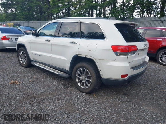 2014 Jeep Grand Cherokee Limited with VIN 1C4RJFBGXEC186833, listed as a IAAI auction lot 42677411 with 117,685 mi miles and . Bid and sale history available at DreamBid. Image 3.