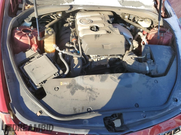 2014 Cadillac CTS Luxury RWD with VIN 1G6AR5SX0E0156163, listed as a Copart auction lot 88473785 with 95,042 mi miles and Salvage Title. Bid and sale history available at carsss.com. Image 12.