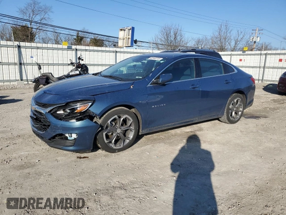2024 Chevrolet Malibu LT with VIN 1G1ZD5ST6RF158328, listed as a Copart auction lot 48143715 with 24,411 mi miles and Salvage Title. Bid and sale history available at DreamBid. Image 1.