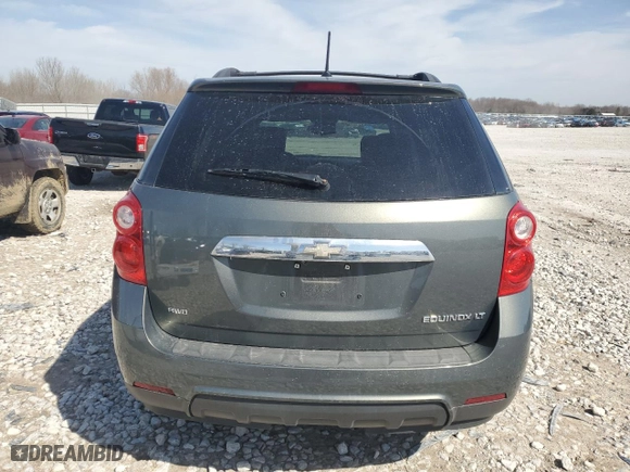 2012 Chevrolet Equinox LT w/1LT with VIN 2GNFLEEK9C6400456, listed as a Copart auction lot 52595965 with 132,377 mi miles and Clean Title. Bid and sale history available at carsss.com. Image 6.