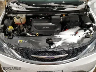 2017 Chrysler Pacifica Limited with VIN 2C4RC1GG7HR545007, listed as a Copart auction lot 47240595 with 108,141 mi miles and Clean Title. Bid and sale history available at carsss.com. Image 12.