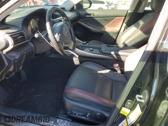 2017 Lexus IS 200t with VIN JTHBA1D25H5046377, listed as a Copart auction lot 88603145 with Not Provided miles and Salvage Title. Bid and sale history available at DreamBid. Image 7.