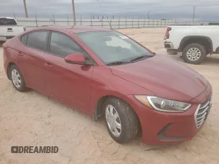 2017 Hyundai Elantra SE with VIN KMHD74LFXHU399021, listed as a Copart auction lot 51452275 with 70,500 mi miles and Salvage title. Bid and sale history available at DreamBid. Image 4.