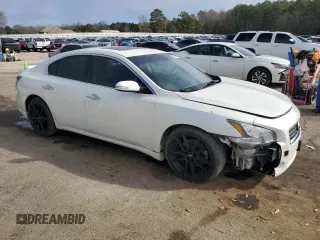 2014 Nissan Maxima SV with VIN 1N4AA5AP7EC440092, listed as a Copart auction lot 46334565 with 167,669 mi miles and Salvage Title. Bid and sale history available at DreamBid. Image 4.
