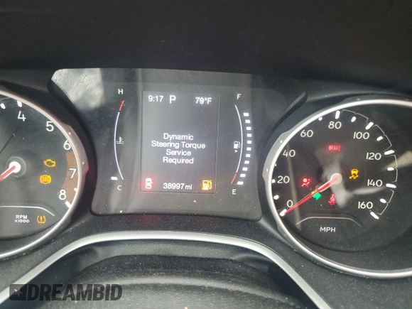 2020 Jeep Compass Latitude with VIN 3C4NJDBB1LT234678, listed as a Copart auction lot 64072925 with 38,997 mi miles and Salvage title. Bid and sale history available at DreamBid. Image 9.