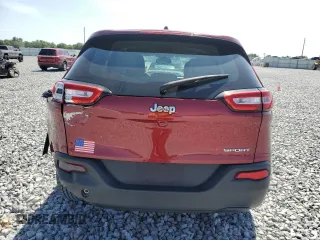 2016 Jeep Cherokee Sport with VIN 1C4PJLAB3GW284244, listed as a Copart auction lot 54418995 with 121,095 mi miles and Salvage Title. Bid and sale history available at DreamBid. Image 6.
