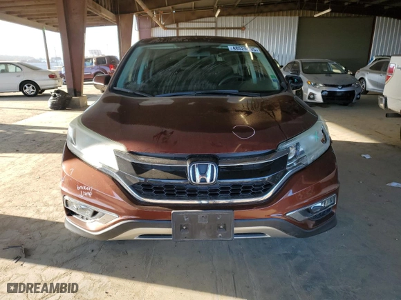 2015 Honda CR-V EX with VIN 2HKRM3H50FH503701, listed as a Copart auction lot 48528795 with 180,530 mi miles and Salvage Title. Bid and sale history available at carsss.com. Image 5.