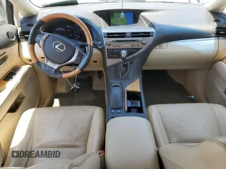 2015 Lexus RX 450h with VIN 2T2ZB1BA1FC002539, listed as a Copart auction lot 53195065 with 111,621 mi miles and Salvage title. Bid and sale history available at DreamBid. Image 8.