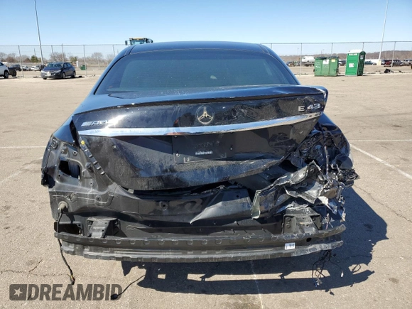 2018 Mercedes-Benz E-Class AMG E 43 with VIN WDDZF6EB3JA485139, listed as a Copart auction lot 44461133 with 52,487 mi miles. Bid and sale history available at carsss.com. Image 6.