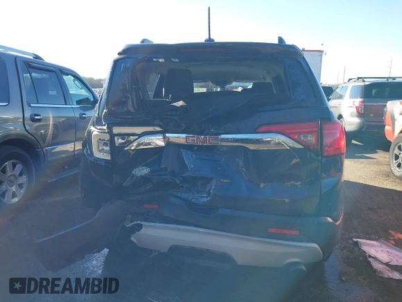 2018 GMC Acadia SLE with VIN 1GKKNLLS6JZ185715, listed as a IAAI auction lot 41203608 with 106,913 mi miles and . Bid and sale history available at DreamBid. Image 16.