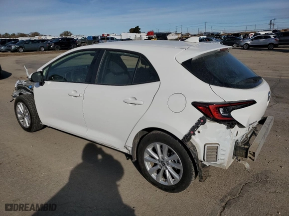 2024 Toyota Corolla Hatchback SE with VIN JTND4MBEXR3231162, listed as a Copart auction lot 80942714 with 8,039 mi miles and Salvage Title. Bid and sale history available at carsss.com. Image 2.