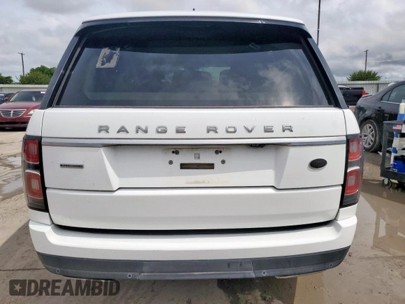 2018 Land Rover Range Rover z VIN SALGS5RE4JA381585, wystawiony jako Copart lot #60963545 z przebiegiem 76 529 mil mil oraz Czysty tytuł • Clean title. Historia ofert i sprzedaży dostępna na DreamBid. Obrazek 6.