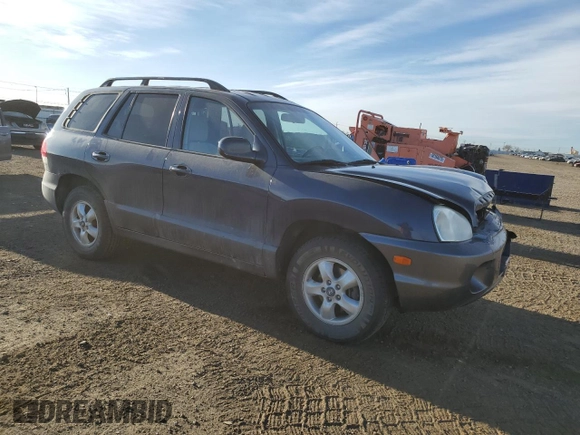 2005 Hyundai Santa Fe GLS with VIN KM8SC73D95U989158, listed as a Copart auction lot 49439485 with 151,332 mi miles and Salvage Title. Bid and sale history available at carsss.com. Image 4.