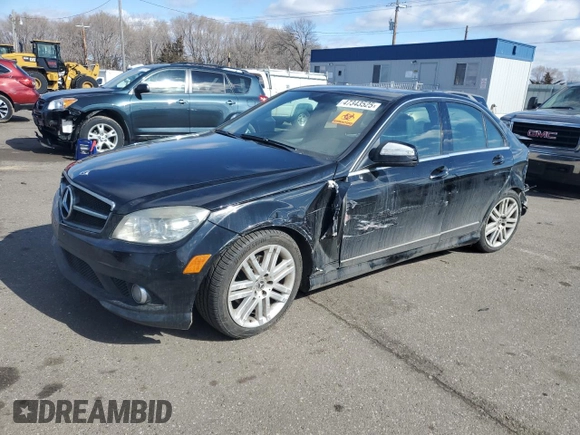 2008 Mercedes-Benz C 300 Sport with VIN WDDGF54X58F070027, listed as a Copart auction lot 47343525 with 162,960 mi miles and Non Repairable. Bid and sale history available at carsss.com. Image 1.